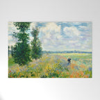 Claude Monet "Poppy Field, Argenteuil" Welcome Mat Gallery Image 1
