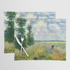 Claude Monet "Poppy Field, Argenteuil" Placemat Gallery Image 1