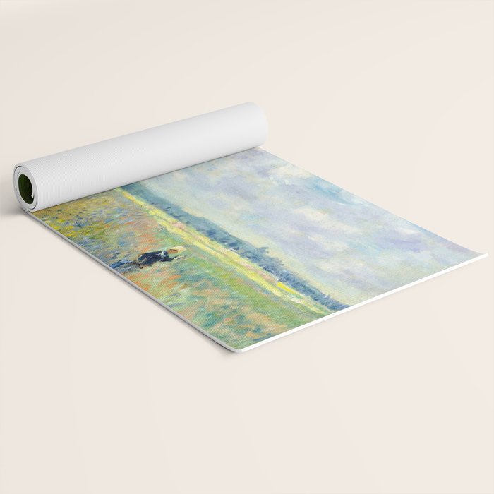 Claude Monet "Poppy Field, Argenteuil" Yoga Mat Gallery Image 2