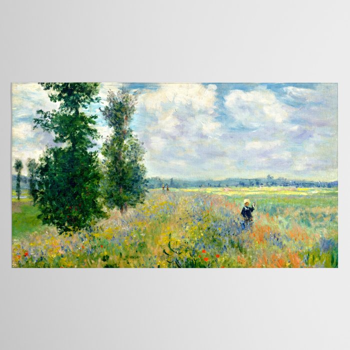 Claude Monet "Poppy Field, Argenteuil" Tablecloth Gallery Image 2