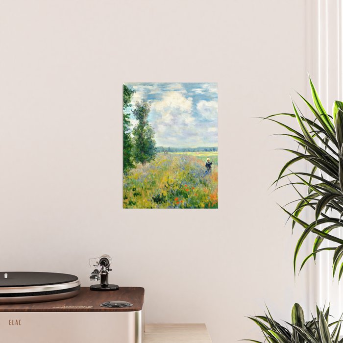 Claude Monet "Poppy Field, Argenteuil" Poster Gallery Image 2