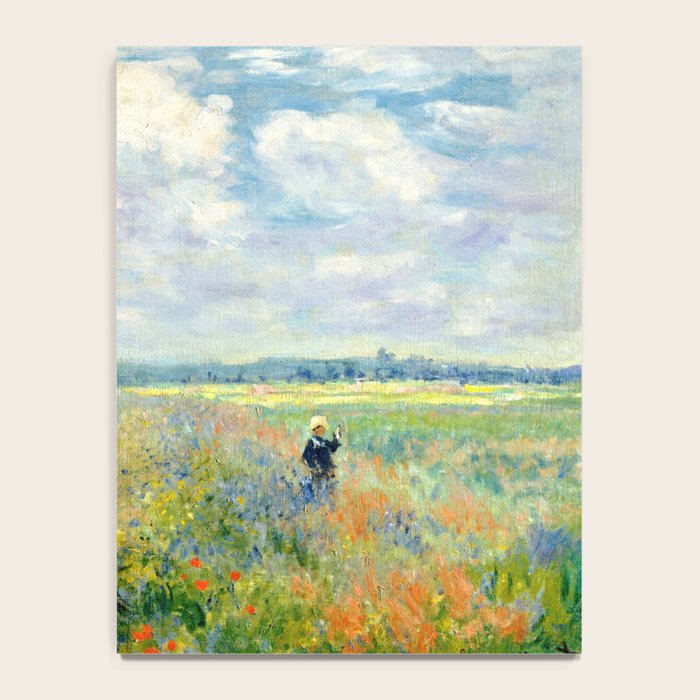 Claude Monet "Poppy Field, Argenteuil" Notebook Gallery Image 4