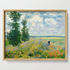 Claude Monet "Poppy Field, Argenteuil" Serving Tray Gallery Image 1