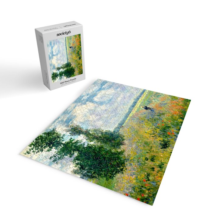 Claude Monet "Poppy Field, Argenteuil" Jigsaw Puzzle Gallery Image 2