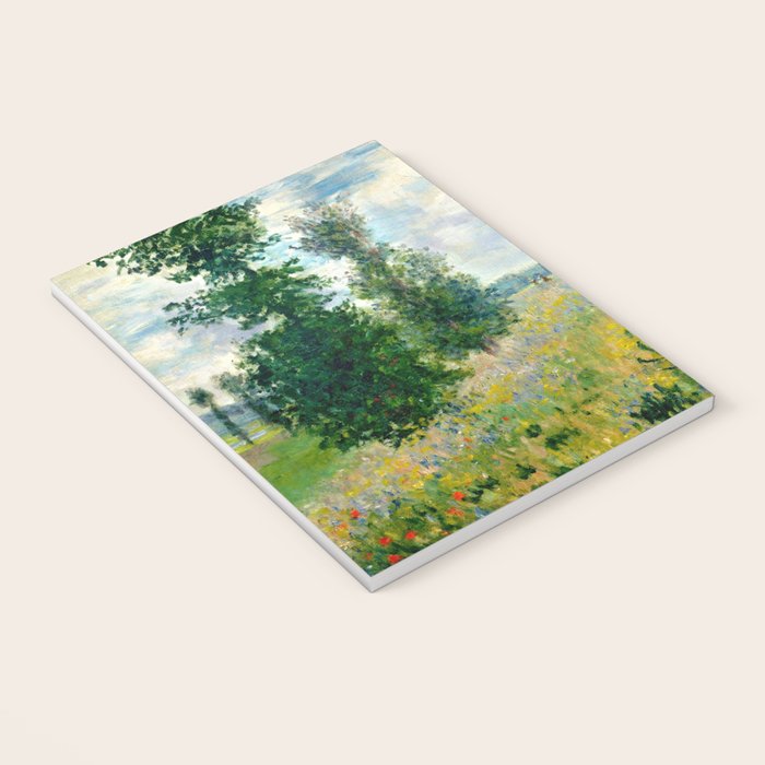 Claude Monet "Poppy Field, Argenteuil" Notebook Gallery Image 3