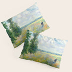 Claude Monet "Poppy Field, Argenteuil" Pillow Sham Gallery Image 3