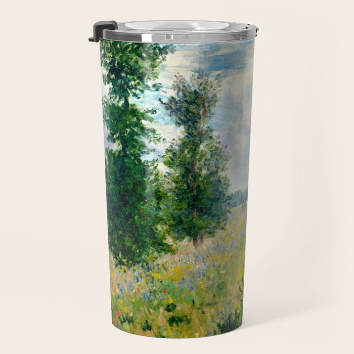 Claude Monet "Poppy Field, Argenteuil" Travel Mug Gallery Image 3