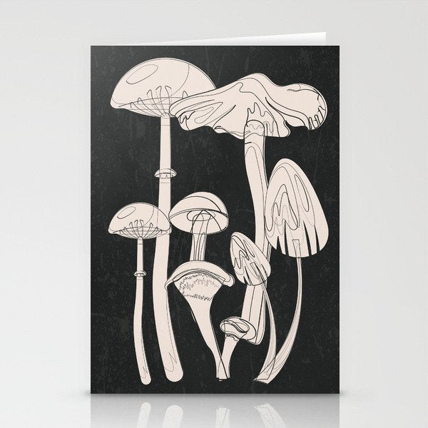 Abstract Mushrooms 7 Stationery Card Gallery Image 2