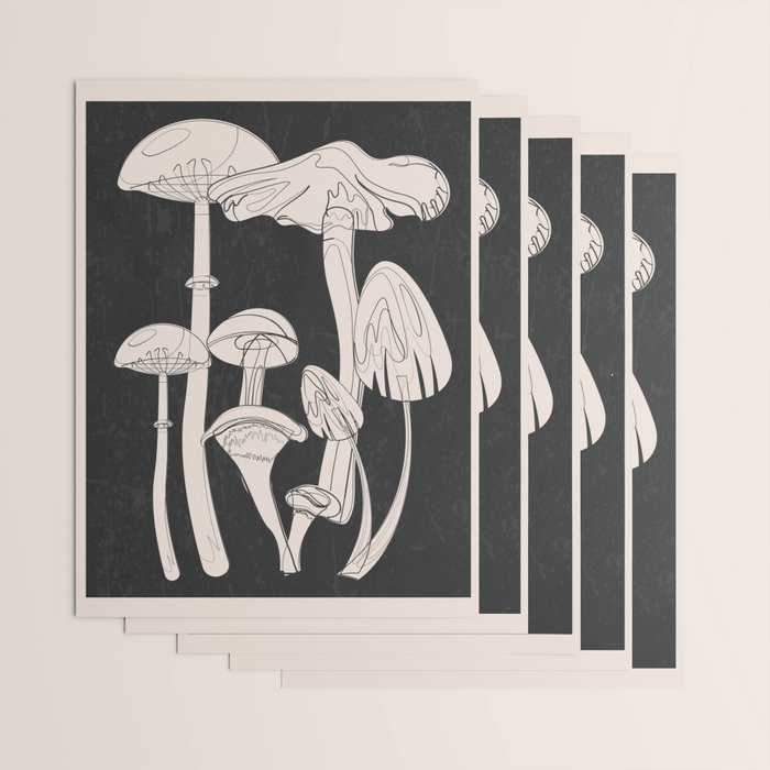 Abstract Mushrooms 7 Wrapping Paper Gallery Image 3