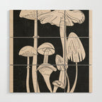 Abstract Mushrooms 7 Wood Wall Art Gallery Image 1