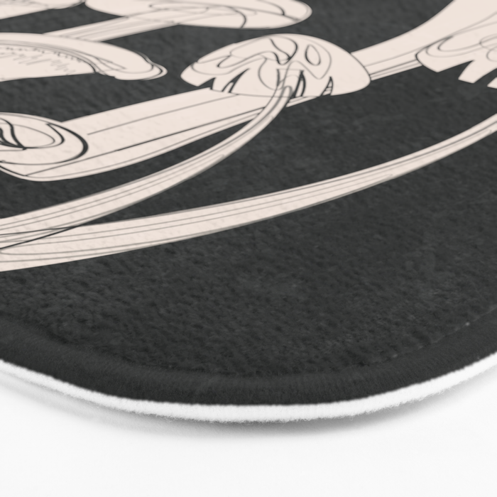 Abstract Mushrooms 7 Bath Mat Gallery Image 3
