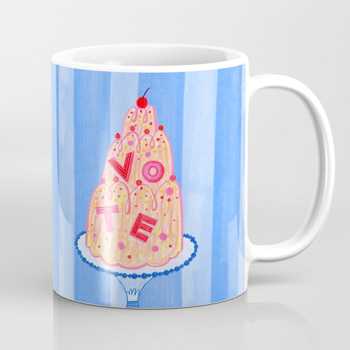 Mold the Future & Vote in Blueberry Blue Coffee Mug Gallery Image 1