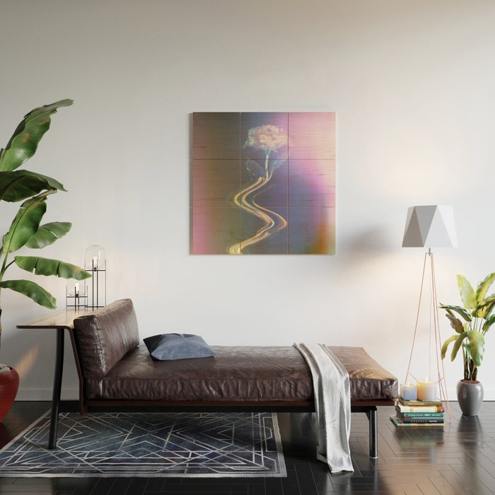 Floral Majesty Wood Wall Art Gallery Image 2