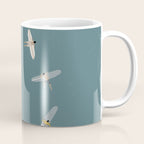 Surfers Surfing at the Sea Coffee Mug Gallery Image 1