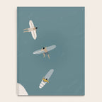Surfers Surfing at the Sea Notebook Gallery Image 4