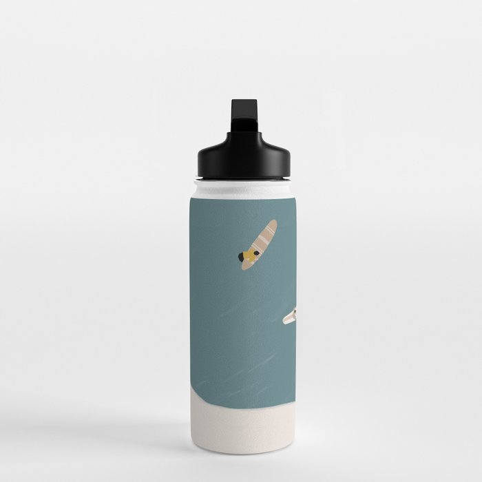Surfers Surfing at the Sea Water Bottle Gallery Image 3