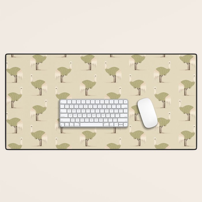 Whimsical Emu Desk Mat Gallery Image 1