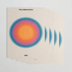 Vintage California Sun: Gradient Edition Wrapping Paper Gallery Image 3