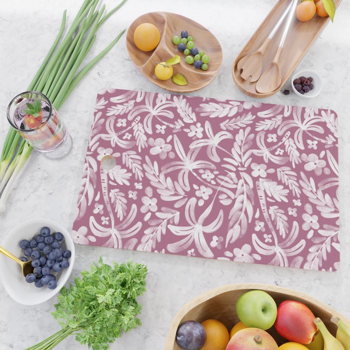 Pink Tropical Bliss Cutting Board Gallery Image 2