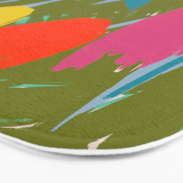 Summer Block Of Tulips Bath Mat Gallery Image 3