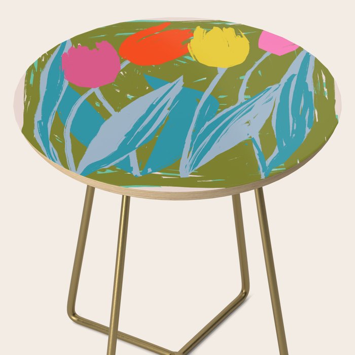 Summer Block Of Tulips Side Table Gallery Image 2