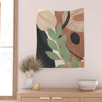 Branches in an abstract setting 01 Wall Tapestry Gallery Image 2