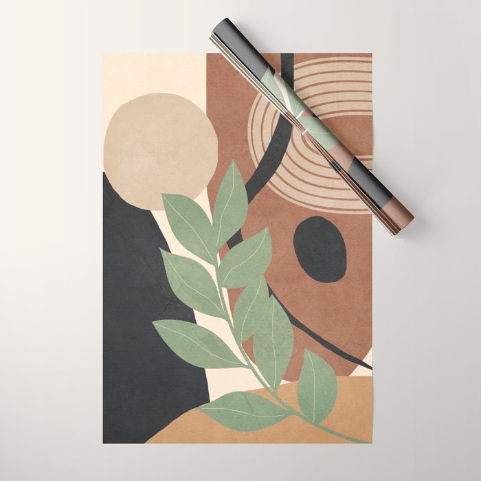 Branches in an abstract setting 01 Wrapping Paper Gallery Image 1