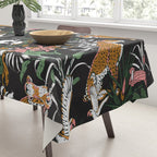 Leopards at night Tablecloth Gallery Image 3
