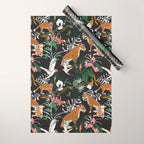 Leopards at night Wrapping Paper Gallery Image 1