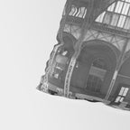 Penn Station 370 Seventh Avenue Train Station Concourse New York black and white photography - photo Pillow Sham Gallery Image 4