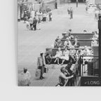 Penn Station 370 Seventh Avenue Train Station Concourse New York black and white photography - photo Poster Gallery Image 3