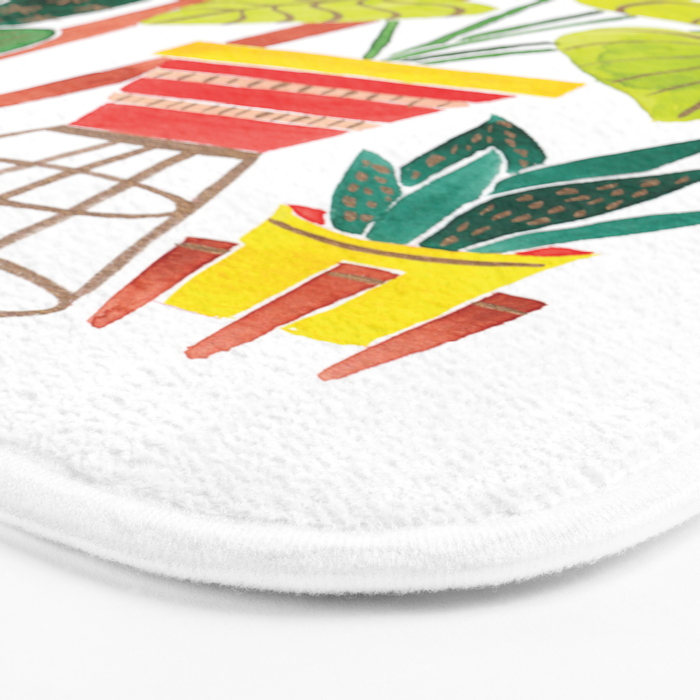 Happy Plants Happy Home Bath Mat Gallery Image 3