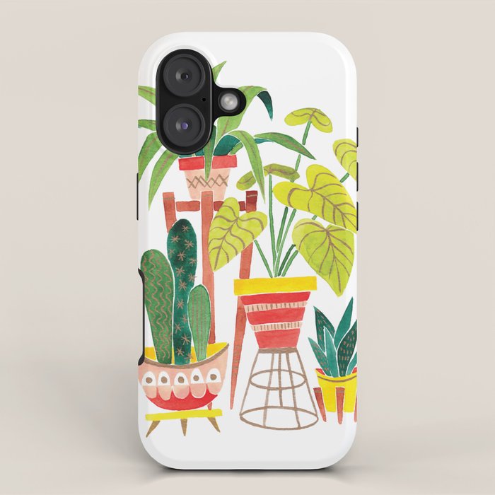 Happy Plants Happy Home iPhone Case Gallery Image 1