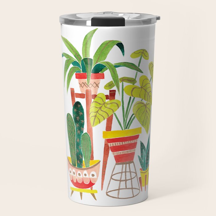 Happy Plants Happy Home Travel Mug Gallery Image 1