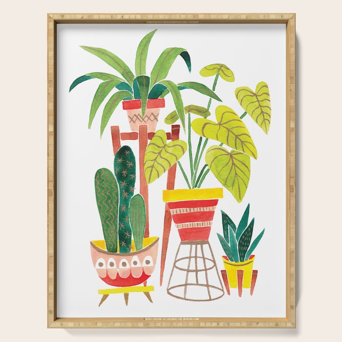 Happy Plants Happy Home Serving Tray Gallery Image 1