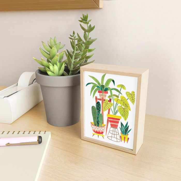 Happy Plants Happy Home Mini Art Print Gallery Image 2