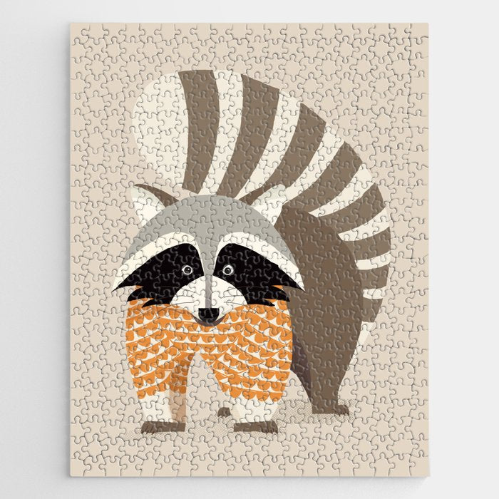 Whimsical Raccoon Jigsaw Puzzle Gallery Image 1