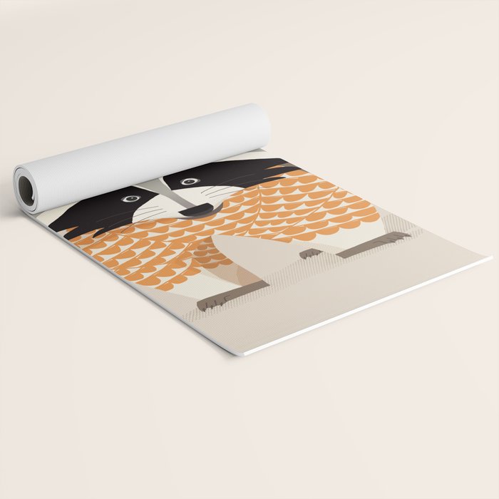 Whimsical Raccoon Yoga Mat Gallery Image 2