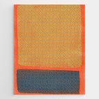 Colourful Field Lemon Slate Blue Jigsaw Puzzle Gallery Image 1