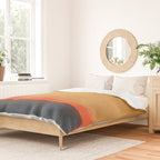 Colourful Field Lemon Slate Blue Duvet Cover Gallery Image 2