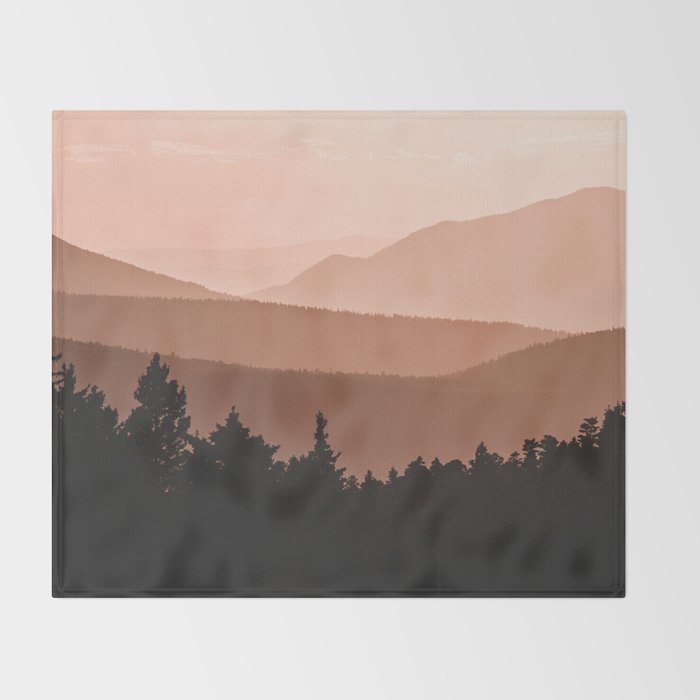 Lost in the Smoky Mountains Throw Blanket Gallery Image 2