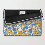 Simplistic silhouette flowers YB Laptop Sleeve Gallery Image 2
