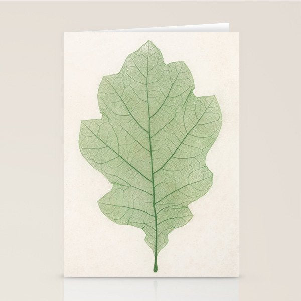 Oak Leaf Stationery Card Gallery Image 2