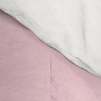 One more chapter // pastel pink background orange tabby cat striped mug with plants fuchsia pink and green books  Comforter Gallery Image 4