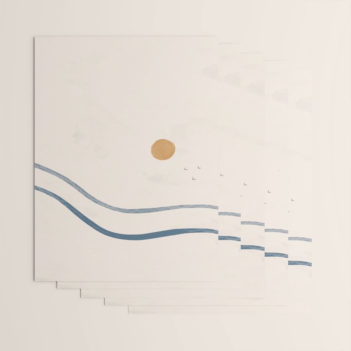 Highway to Sunrise Wrapping Paper Gallery Image 3