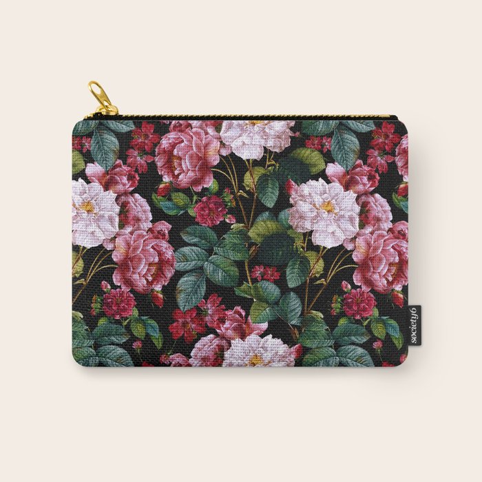 Red Floral Garden Carry All Pouch Gallery Image 1