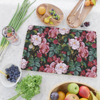 Red Floral Garden Cutting Board Gallery Image 2