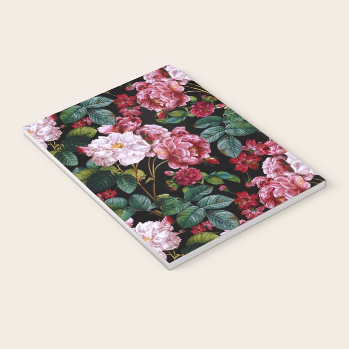 Red Floral Garden Notebook Gallery Image 3