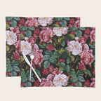 Red Floral Garden Placemat Gallery Image 1