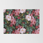 Red Floral Garden Rug Gallery Image 2